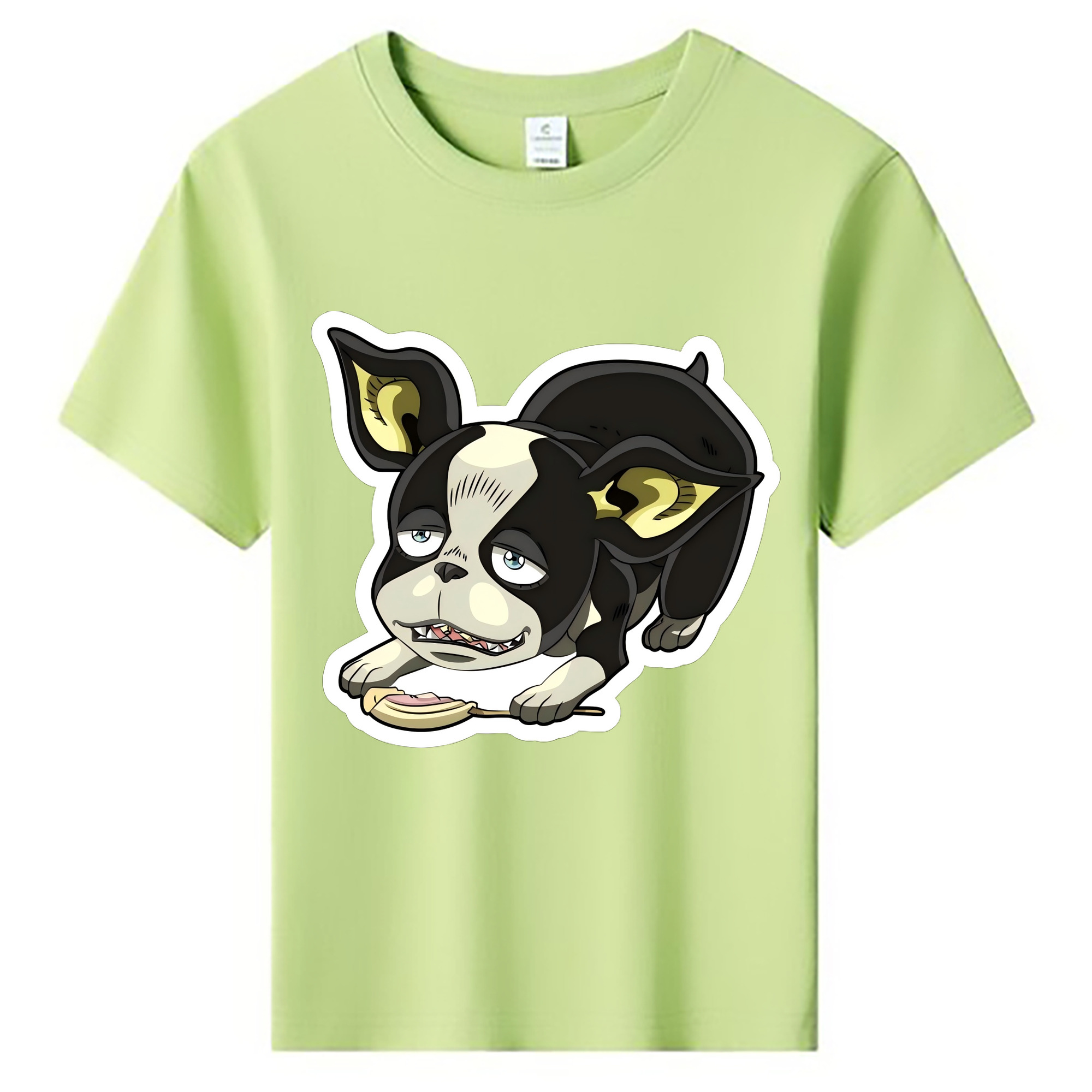 （画像用） ジョジョの奇妙な冒険 イギー JoJo's Bizarre Adventure Iggy 綿100％キッズTシャツ（フロントプリント）